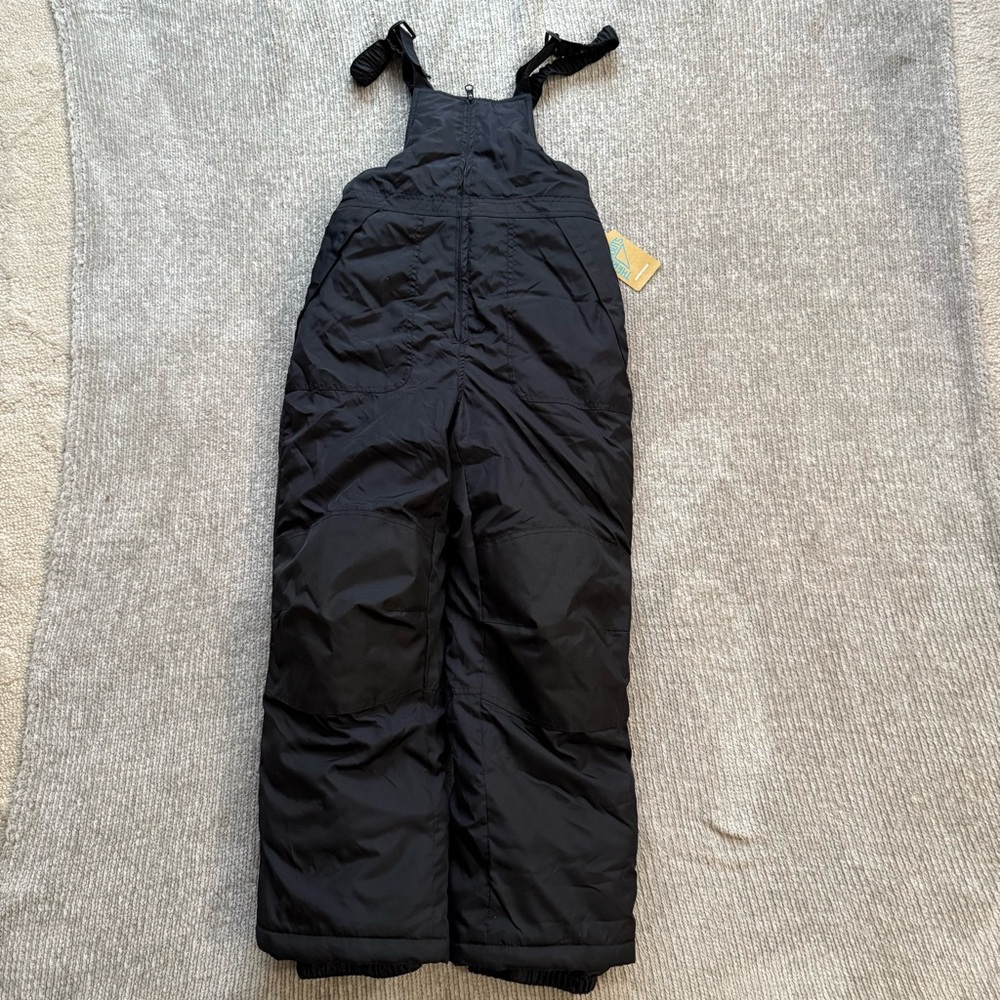 Thereabouts Kids Black Snow Bibs Ski Pants M‎ 10/12 Insulated NWT